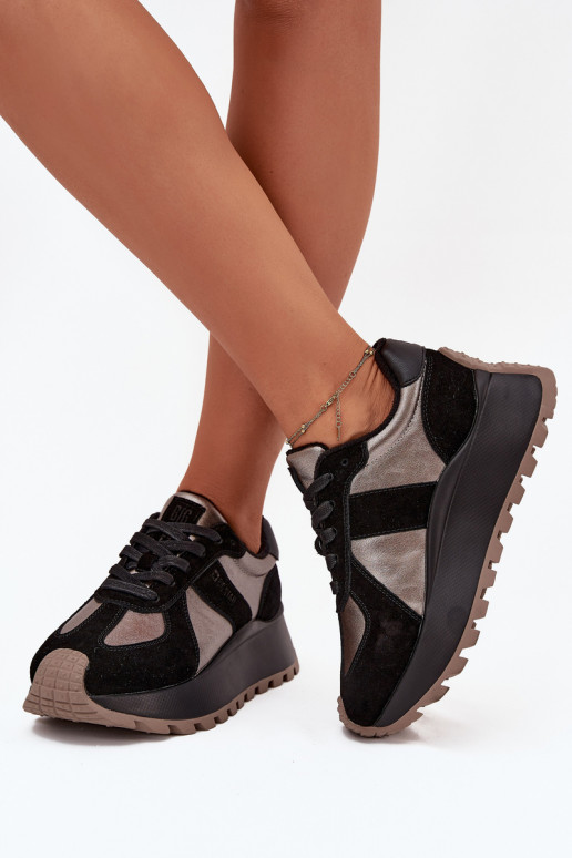 seemisnakhsed Sneakers tüüpi jalanõud Pealiste omad voodriga platvormiga Big Star OO274A217 HI-POLY SYSTEM msuud seemisnakhsed Sneakers tüüpi jalanõud Pealiste omad voodriga platvormiga Big Star OO274A217 HI-POLY SYSTEM msuud