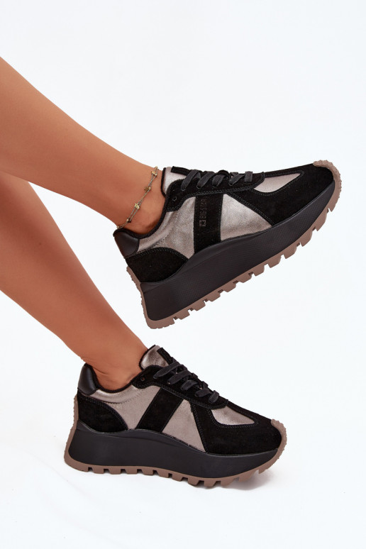 seemisnakhsed Sneakers tüüpi jalanõud Pealiste omad voodriga platvormiga Big Star OO274A217 HI-POLY SYSTEM msuud seemisnakhsed Sneakers tüüpi jalanõud Pealiste omad voodriga platvormiga Big Star OO274A217 HI-POLY SYSTEM msuud