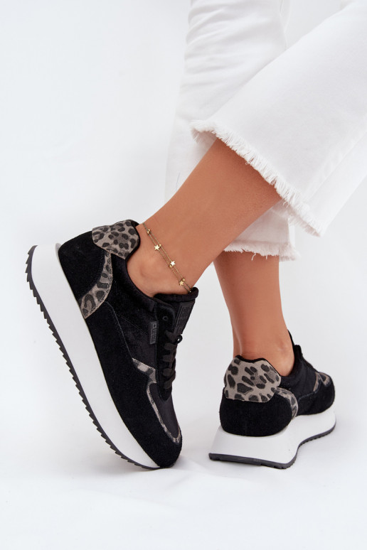 seemisnakhsed Sneakers tüüpi jalanõud Pealiste omad Big Star OO274A312 HI-POLY SYSTEM msuud leopardimustriga seemisnakhsed Sneakers tüüpi jalanõud Pealiste omad Big Star OO274A312 HI-POLY SYSTEM msuud leopardimustriga