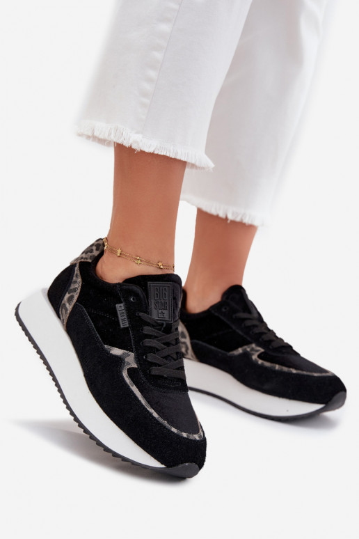 seemisnakhsed Sneakers tüüpi jalanõud Pealiste omad Big Star OO274A312 HI-POLY SYSTEM msuud leopardimustriga seemisnakhsed Sneakers tüüpi jalanõud Pealiste omad Big Star OO274A312 HI-POLY SYSTEM msuud leopardimustriga