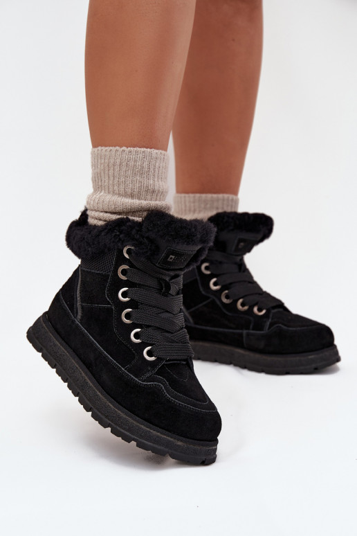 seemisnakhsed nööpidega lumesaapad jalanõud Pealiste omad platvormiga karusnahaga Big Star SS274369 msuud seemisnakhsed nööpidega lumesaapad jalanõud Pealiste omad platvormiga karusnahaga Big Star SS274369 msuud