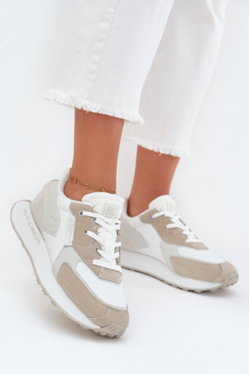 Pealhk Sneakers tüüpi jalanõud Pealiste omad Big Star OO274563 Hi-Poly System valget värvi