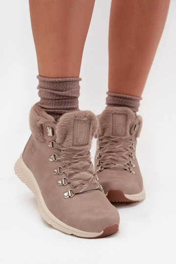 jalanõud Pealiste omad karusnahaga Big Star MM274487 Halli värvi 2