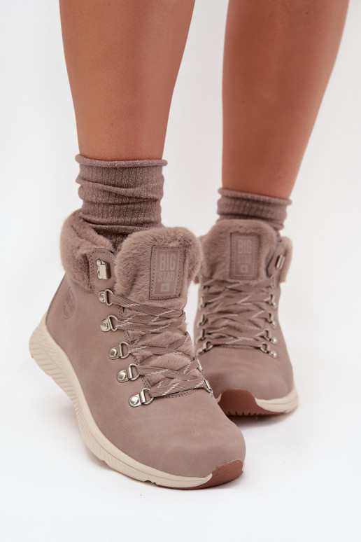 jalanõud Pealiste omad karusnahaga Big Star MM274487 Halli värvi jalanõud Pealiste omad karusnahaga Big Star MM274487 Halli värvi