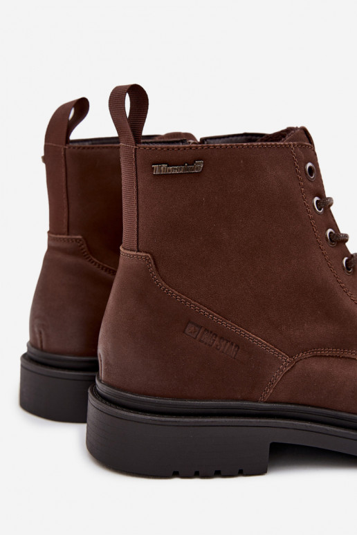 Pealhk voodriga Pealiste poolsaapad meeste omad Lossi juurde Big Star OO174149 Czekoladosissee Pealhk voodriga Pealiste poolsaapad meeste omad Lossi juurde Big Star OO174149 Czekoladosissee