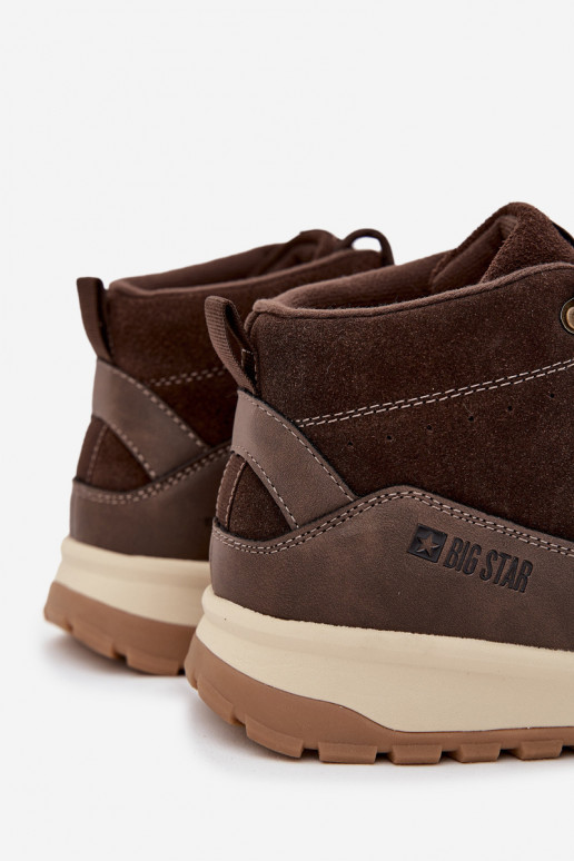 seemisnakhsed matkasaapad meeste omad Big Star SS174263 pruunid värvi seemisnakhsed matkasaapad meeste omad Big Star SS174263 pruunid värvi