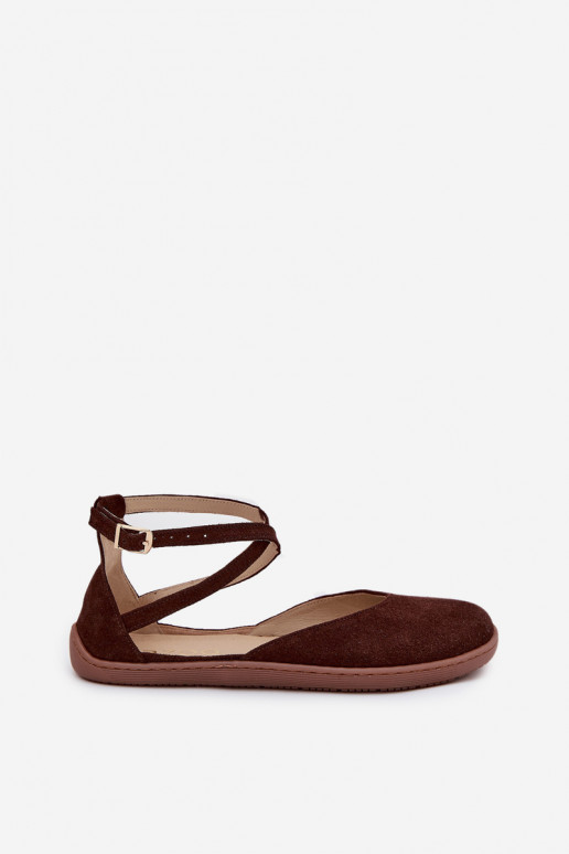 Seemisnahast baleriinad Pealiste omad Barefoot Triipudega Zazoo 191 Czekoladosissee Seemisnahast baleriinad Pealiste omad Barefoot Triipudega Zazoo 191 Czekoladosissee