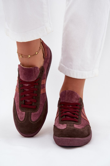 Zazoo N1068 seemisnakhsed Sellel ondal Sneakers tüüpi jalanõud Pealiste omad bordoo-värvi 2