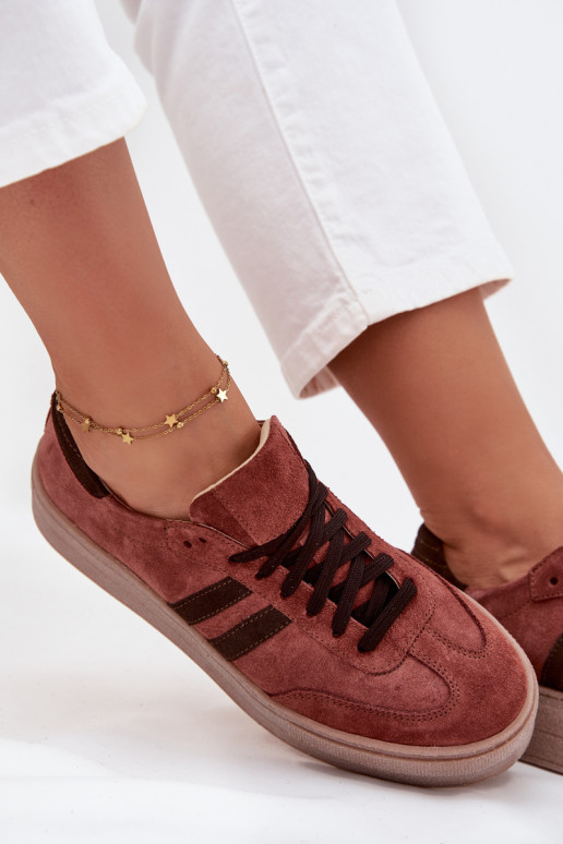 Zazoo N1068S2 Sneakers tüüpi jalanõud platvormiga pruunid värvi Zazoo N1068S2 Sneakers tüüpi jalanõud platvormiga pruunid värvi