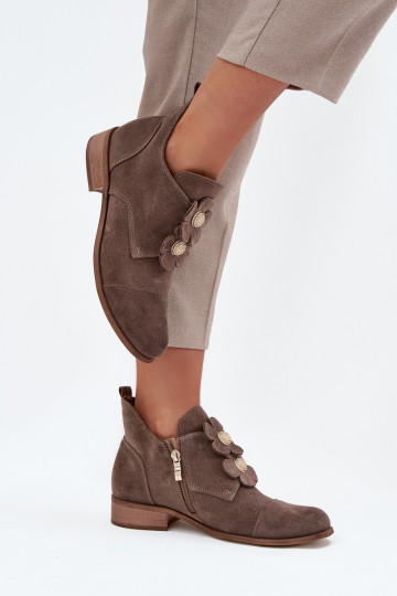 seemisnakhsed jalatsid Pealiste omad Koos Ornatei Lillkami Zazoo 3080 beeži värvi