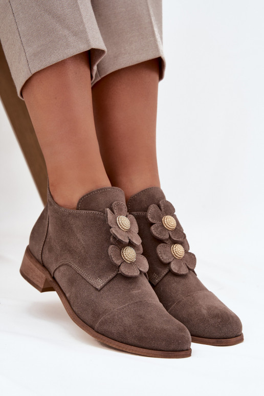 seemisnakhsed jalatsid Pealiste omad Koos Ornatei Lillkami Zazoo 3080 beeži värvi