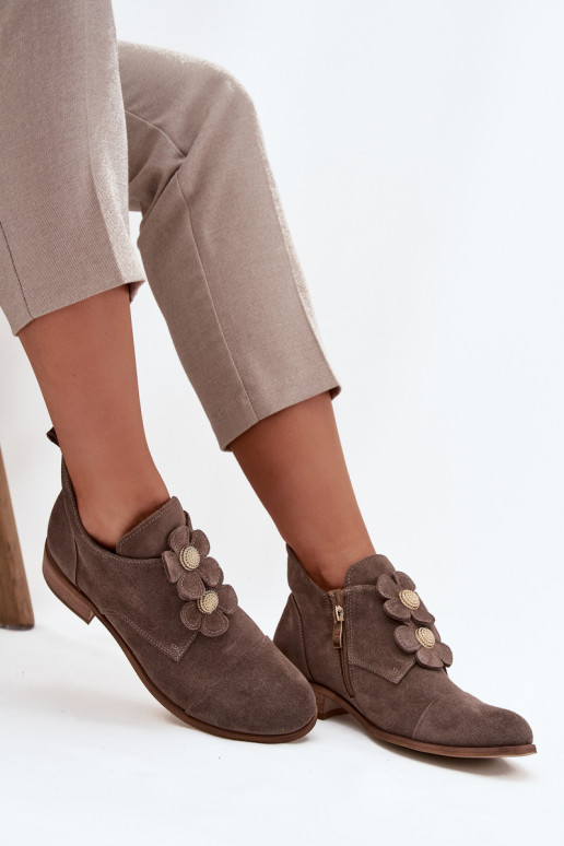 seemisnakhsed jalatsid Pealiste omad Koos Ornatei Lillkami Zazoo 3080 beeži värvi