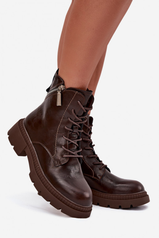 Pealhk saapad Pealiste omad voodriga Big Star SS274453 pruunid värvi Pealhk saapad Pealiste omad voodriga Big Star SS274453 pruunid värvi