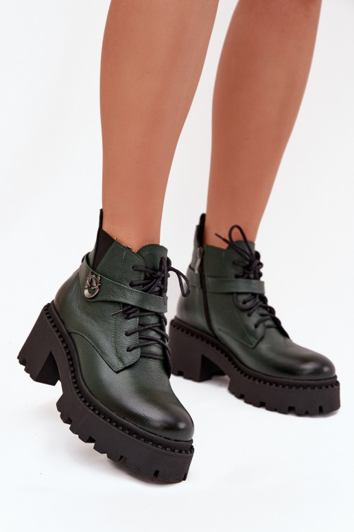 Pealhk Pealiste poolsaapad Klockis dekoreeritud kontsaga voodriga Zazoo 60557 khakivärvi Pealhk Pealiste poolsaapad Klockis dekoreeritud kontsaga voodriga Zazoo 60557 khakivärvi