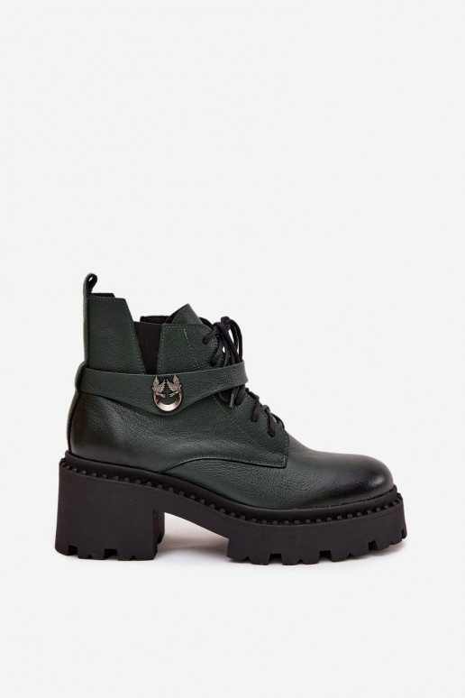 Pealhk Pealiste poolsaapad Klockis dekoreeritud kontsaga voodriga Zazoo 60557 khakivärvi Pealhk Pealiste poolsaapad Klockis dekoreeritud kontsaga voodriga Zazoo 60557 khakivärvi