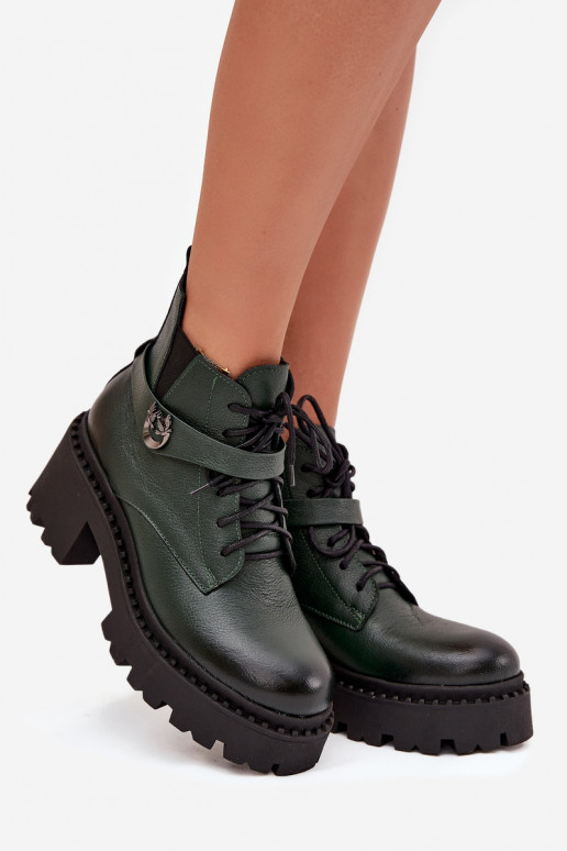 Pealhk Pealiste poolsaapad Klockis dekoreeritud kontsaga voodriga Zazoo 60557 khakivärvi Pealhk Pealiste poolsaapad Klockis dekoreeritud kontsaga voodriga Zazoo 60557 khakivärvi