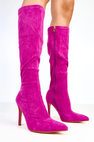 Violetti korkokenkä polven... 2