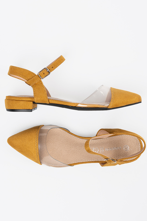 Sinepikollane kingad z zakrytymi palcami