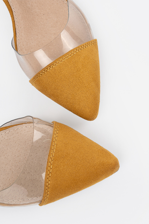 Sinepikollane kingad z zakrytymi palcami