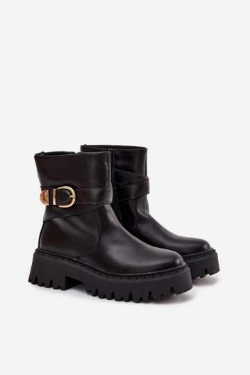 voodriga Pealiste poolsaapad Kuldse pandlaga msuud Elanore