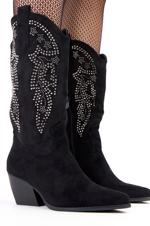 Mustad kauboisaapad madalate...