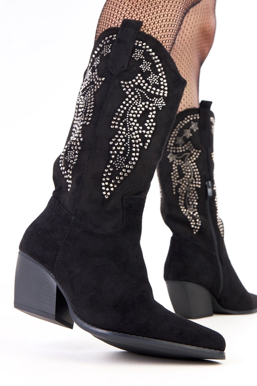 Mustad kauboisaapad madalate...