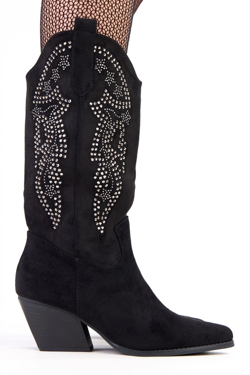 Mustad kauboisaapad madalate...