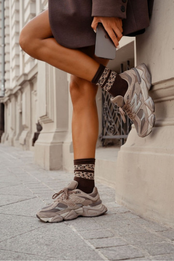 Sokid Pealiste omad Dsissea Täpilised Triibud pruunid värvi