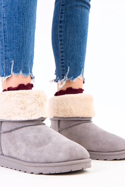 Hallid talvejalatsid karvaga...