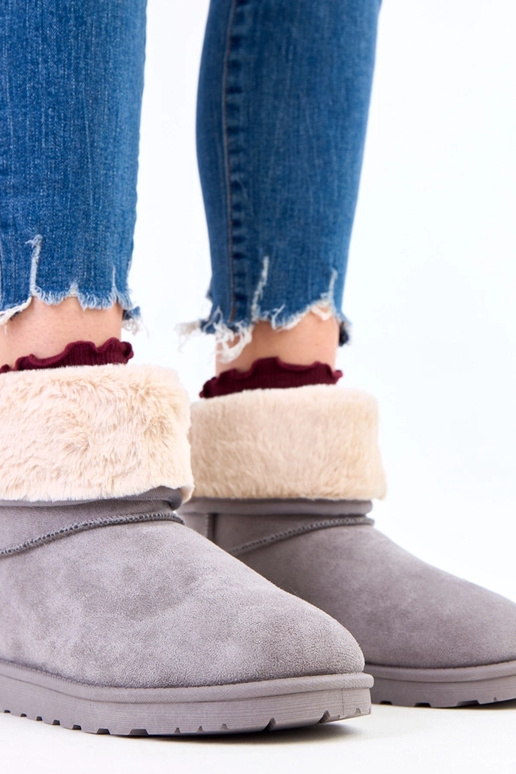 Hallid talvejalatsid karvaga...