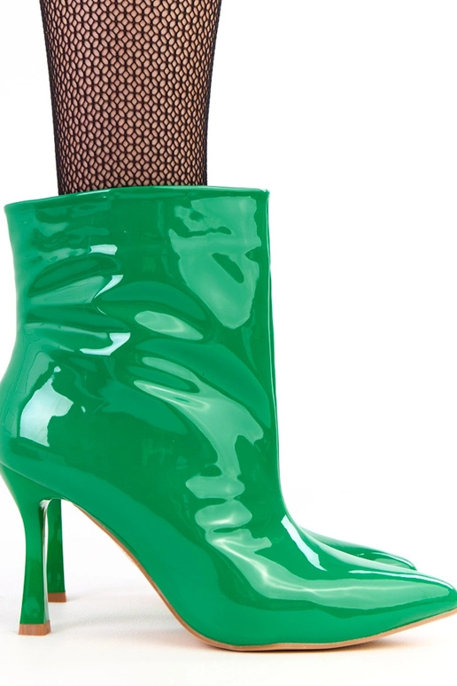 Rohelised lakknahast saapad kõrge...