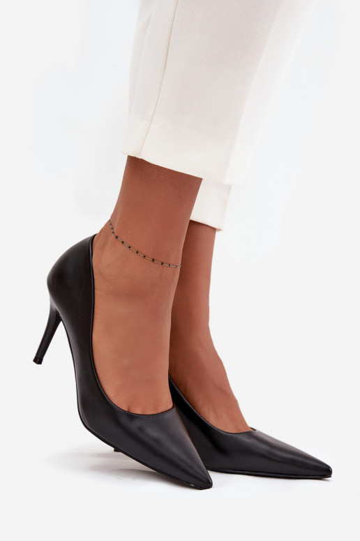 kõrge kontsaga Pealiste omad eko-nahast msuud Sivana