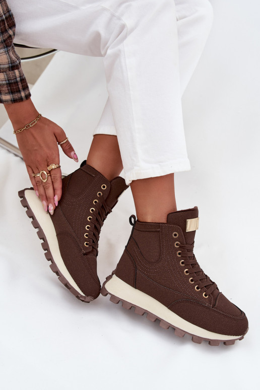 voodriga jalanõud Pealiste omad platvormiga pruunid värvi Sellel onrivira