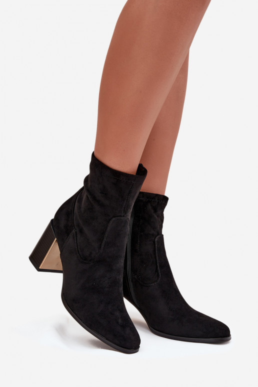 Pealiste poolsaapad Ze Kuldset värvim Element voodriga msuud Amelisse