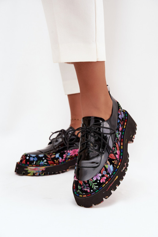 Laque jalatsidPealturalnej Skóry mustriga Artiker 57C0174 msuud