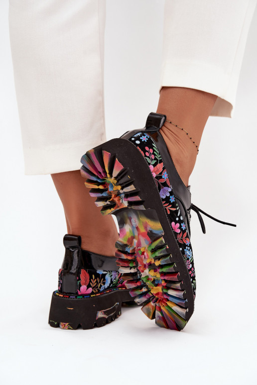 Laque jalatsidPealturalnej Skóry mustriga Artiker 57C0174 msuud