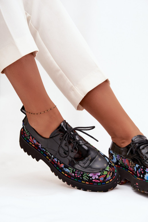 Laque jalatsidPealturalnej Skóry mustriga Artiker 57C0174 msuud