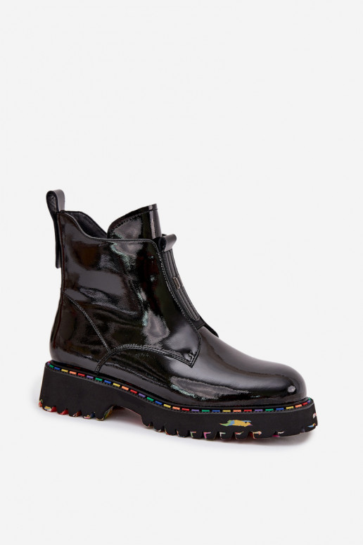 Laque Pealiste poolsaapadPealturalnej Skóry voodriga Artiker 57C0166 msuud