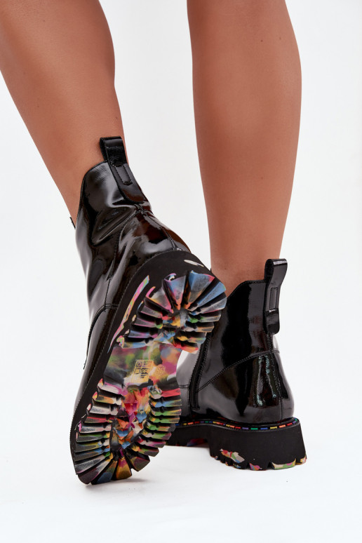 Laque Pealiste poolsaapadPealturalnej Skóry voodriga Artiker 57C0166 msuud