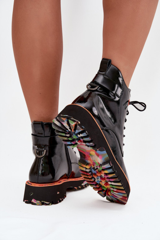 Pealiste poolsaapadLaquej Skóry Pealturalnej voodriga Artiker 57C0061 msuud