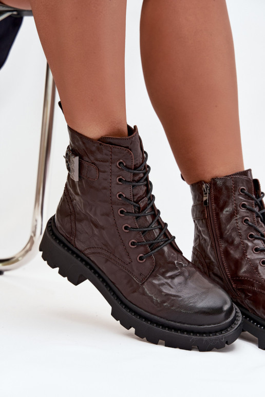 Pealhk Pealiste poolsaapad Koos mõjuga Sellel onrszczenia I neetide ja pandlaga Artiker 57C1007 Czekoladosissee