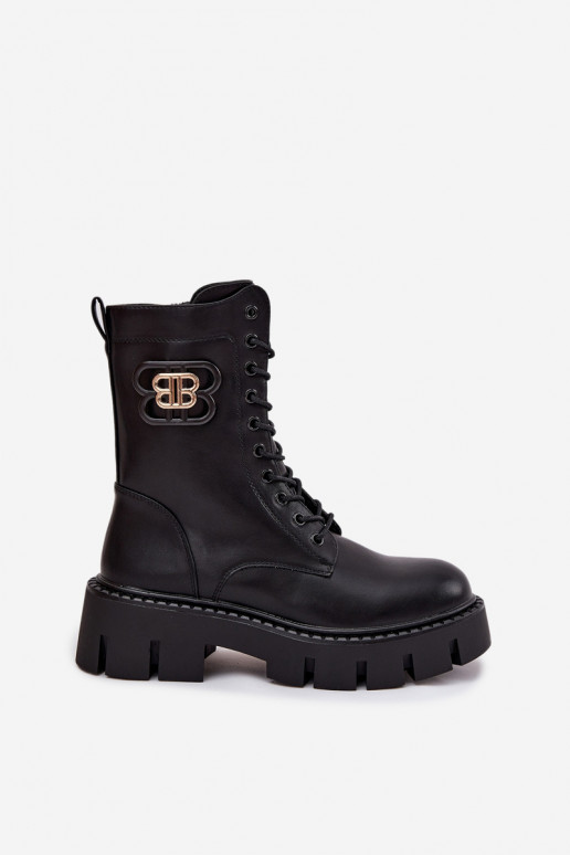 Soojad poolsaapad ja nokerid naistele elevandiluuvärvi ornamentidega "Melisse"