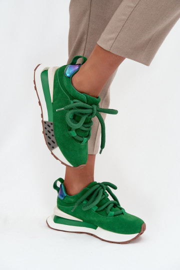 seemisnakhsed Sneakers tüüpi jalanõud Pealiste omad platvormigaGrubym Paeladm Artiker 55C0136 Rohelist värvi