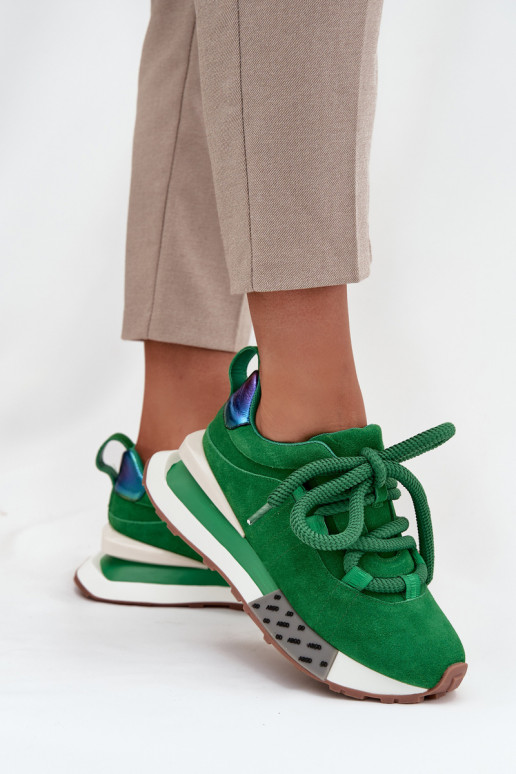 seemisnakhsed Sneakers tüüpi jalanõud Pealiste omad platvormigaGrubym Paeladm Artiker 55C0136 Rohelist värvi