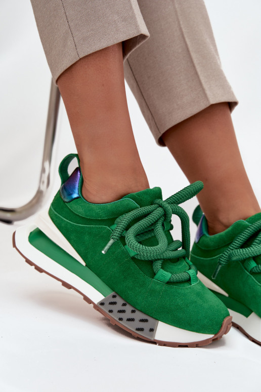 seemisnakhsed Sneakers tüüpi jalanõud Pealiste omad platvormigaGrubym Paeladm Artiker 55C0136 Rohelist värvi