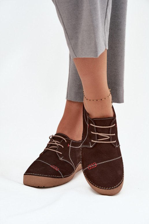 Pealhk jalatsid Pealiste omadPrzeszyciami Artiker 57C2114 pruunid värvi