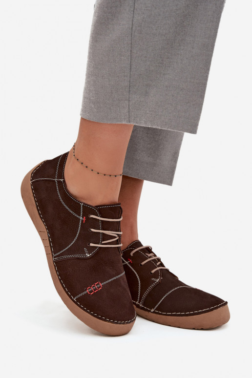 Pealhk jalatsid Pealiste omadPrzeszyciami Artiker 57C2114 pruunid värvi