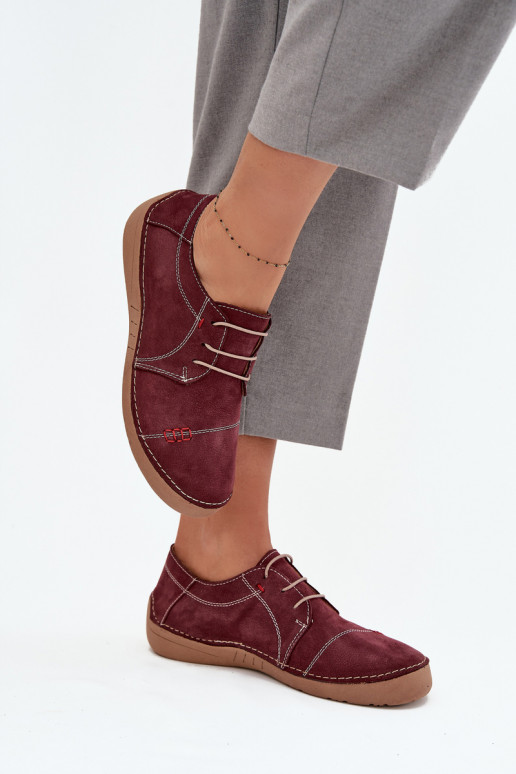 Pealhk jalatsid Pealiste omadPrzeszyciami Artiker 57C2111 bordoo-värvi