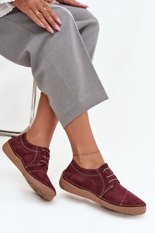 Pealhk jalatsid Pealiste omadPrzeszyciami Artiker 57C2111 bordoo-värvi