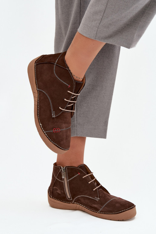 Pealhk jalatsid Pealiste omadPrzeszyciami Lossi juurde Artiker 57C2117 pruunid värvi